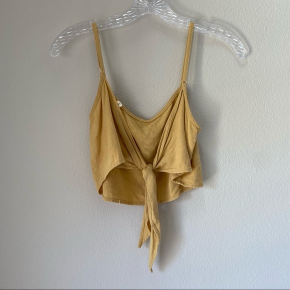 Pacsun Yellow Backless Tank Top - Picture 4 of 4